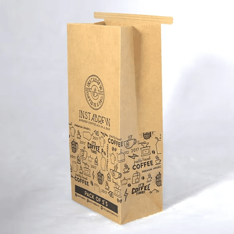 Tin Tie Paper Bags For Food Package - Image 4